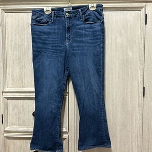 EUC FRAME Denim Le Crop Mini Boot Size 34